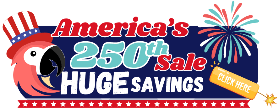 americas-250th-sale New location unlocked! Lock in your price for a year! Text PARROTS to 22322 to sign up.